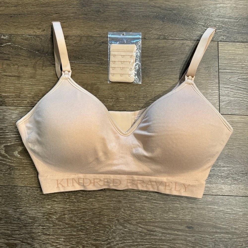 Kindred Bravely Signature Sublime Contour Nursing Bra Breastfeeding Beige XL